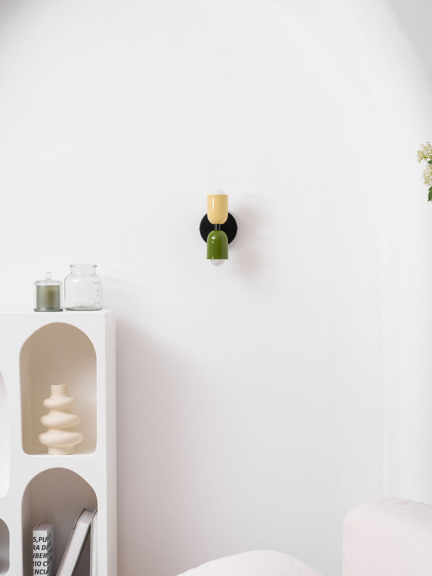 Væglampe, Couleur Double Op-Ned Glød, E26/E27, Metalskærme