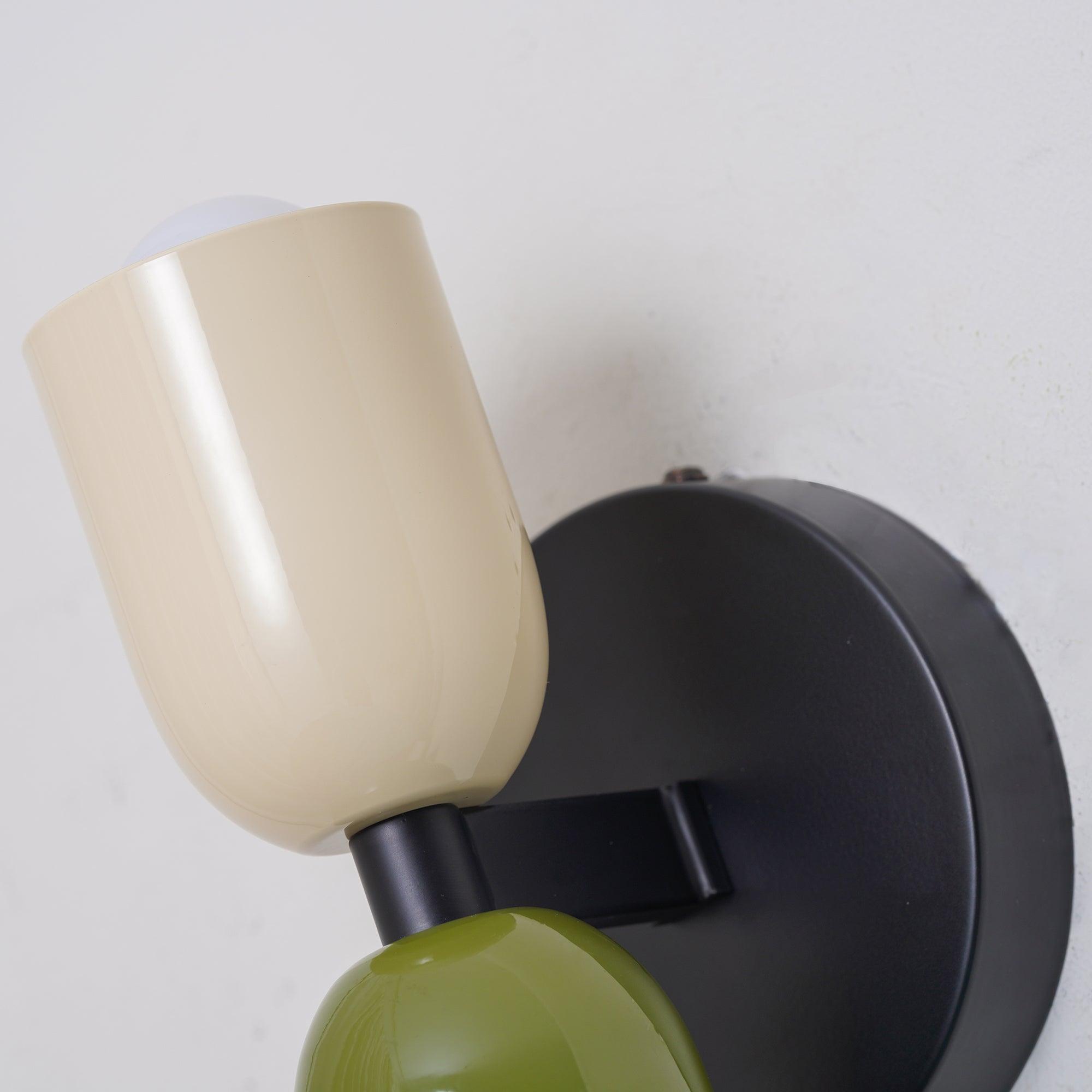 Væglampe, Couleur Double Op-Ned Glød, E26/E27, Metalskærme