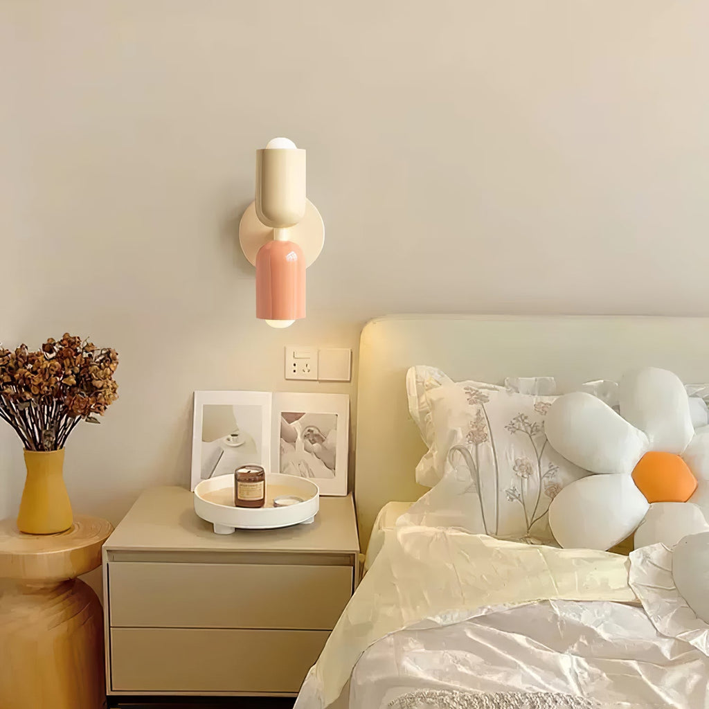 Wall Lamp, Couleur Double, Up and Down Light, E26/E27, Plug-In, Metal