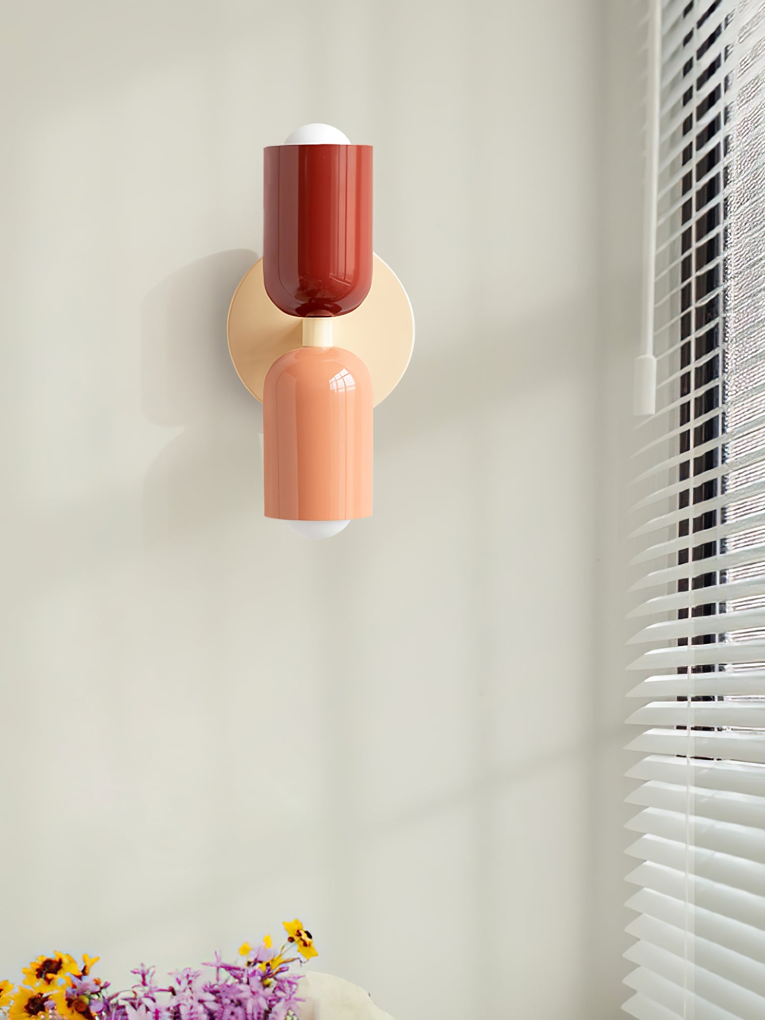 Wall Lamp, Couleur Double, Up and Down Light, E26/E27, Plug-In, Metal