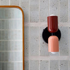 Væglampe, Couleur Double Op-Ned Glød, E26/E27, Metalskærme