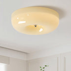 Cream Pudding ceiling light with soft warm glow