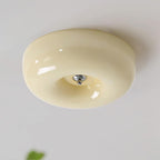 Cream Pudding Ceiling Light, Mouth-Blown Matt Glass, LED, Dimmable