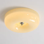 Cream Pudding Ceiling Light, Mouth-Blown Matt Glass, LED, Dimmable