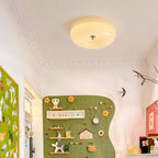 Cream Pudding Ceiling Light, Mouth-Blown Matt Glass, LED, Dimmable
