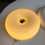 Cream Pudding Ceiling Light, Mouth-Blown Matt Glass, LED, Dimmable