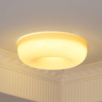 Cream Pudding Ceiling Light, Mouth-Blown Matt Glass, LED, Dimmable