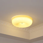 Cream Pudding Ceiling Light, Mouth-Blown Matt Glass, LED, Dimmable