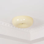 Cream Pudding Ceiling Light, Mouth-Blown Matt Glass, LED, Dimmable