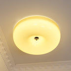 Cream Pudding Ceiling Light, Mouth-Blown Matt Glass, LED, Dimmable