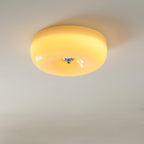 Cream Pudding Ceiling Light, Mouth-Blown Matt Glass, LED, Dimmable