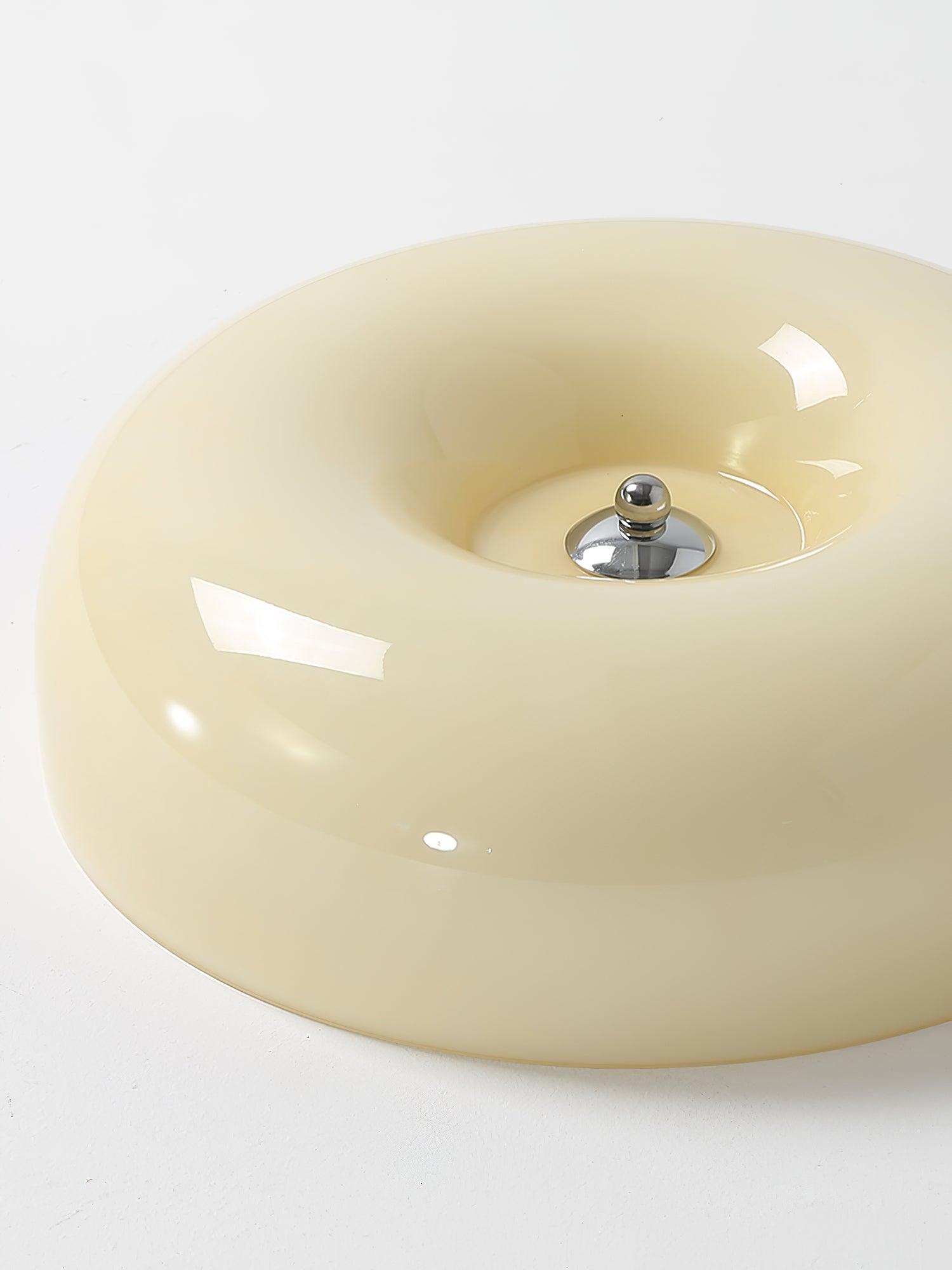 Cream Pudding Ceiling Light, Mouth-Blown Matt Glass, LED, Dimmable