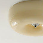 Cream Pudding Ceiling Light, Mouth-Blown Matt Glass, LED, Dimmable