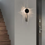 Wall Lamp, Kinetic Shadow Chrome Sculpture, Integrated LED, Dimmable