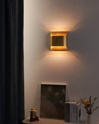 Wall Sconce, Curved Brass and Copper Finish, Modern Style, Single LED Bulb