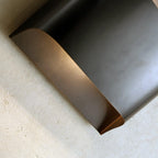 Wall Sconce, Curved Brass and Copper Finish, Modern Style, Single LED Bulb