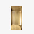 Wall Sconce, Curved Brass and Copper Finish, Modern Style, Single LED Bulb