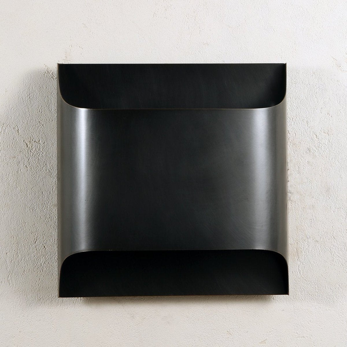 Wall Sconce, Curved Brass and Copper Finish, Modern Style, Single LED Bulb