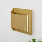 Wall Sconce, Curved Brass and Copper Finish, Modern Style, Single LED Bulb