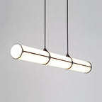 Linear pendant light detail of the integrated LED diffuser
