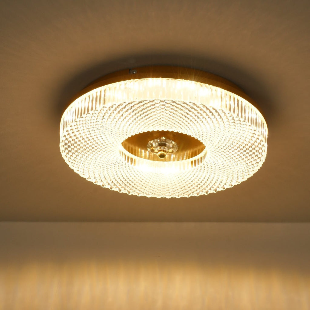 Luz de Teto Embutida Ayla, LED Integrado, Acrílico Branco, Regulável