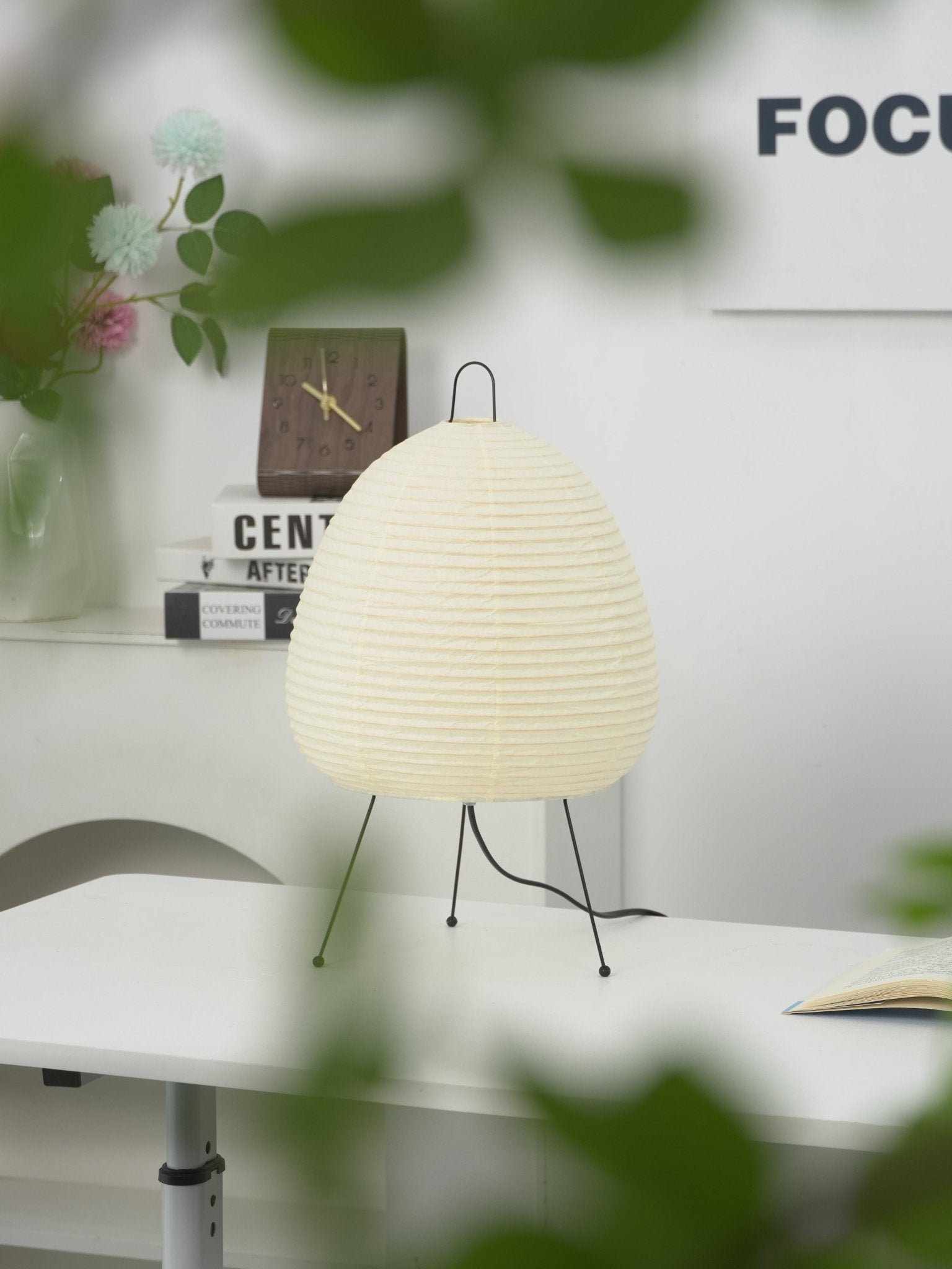 Table Lamp, Xuanzhi, Handmade Mulberry Paper Shade, E26/E27, Plug-In