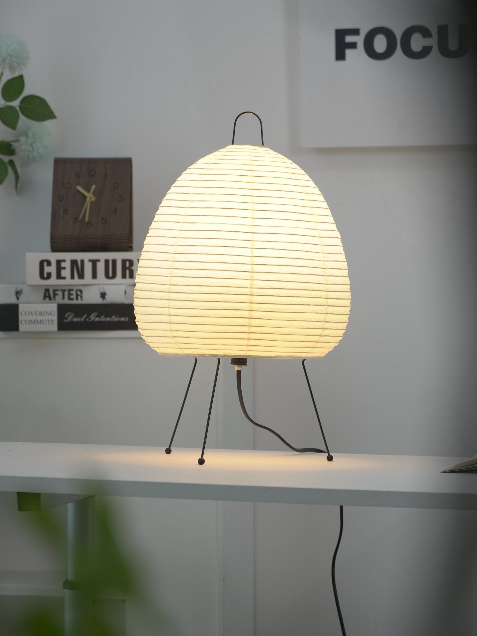 Table Lamp, Xuanzhi, Handmade Mulberry Paper Shade, E26/E27, Plug-In