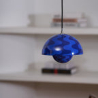 Flowerpot Pendant Light, Dual-Dome Aluminum Shade, Hardwired Ceiling Fixture