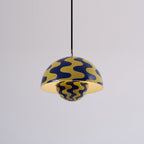Flowerpot Pendant Light, Dual-Dome Aluminum Shade, Hardwired Ceiling Fixture
