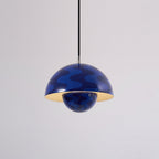 Flowerpot Pendant Light, Dual-Dome Aluminum Shade, Hardwired Ceiling Fixture
