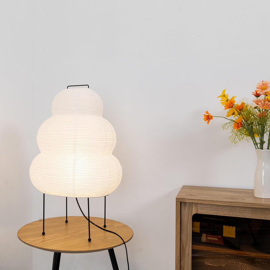 Table Lamp, Xuanzhi, Handmade Mulberry Paper Shade, E26/E27, Plug-In
