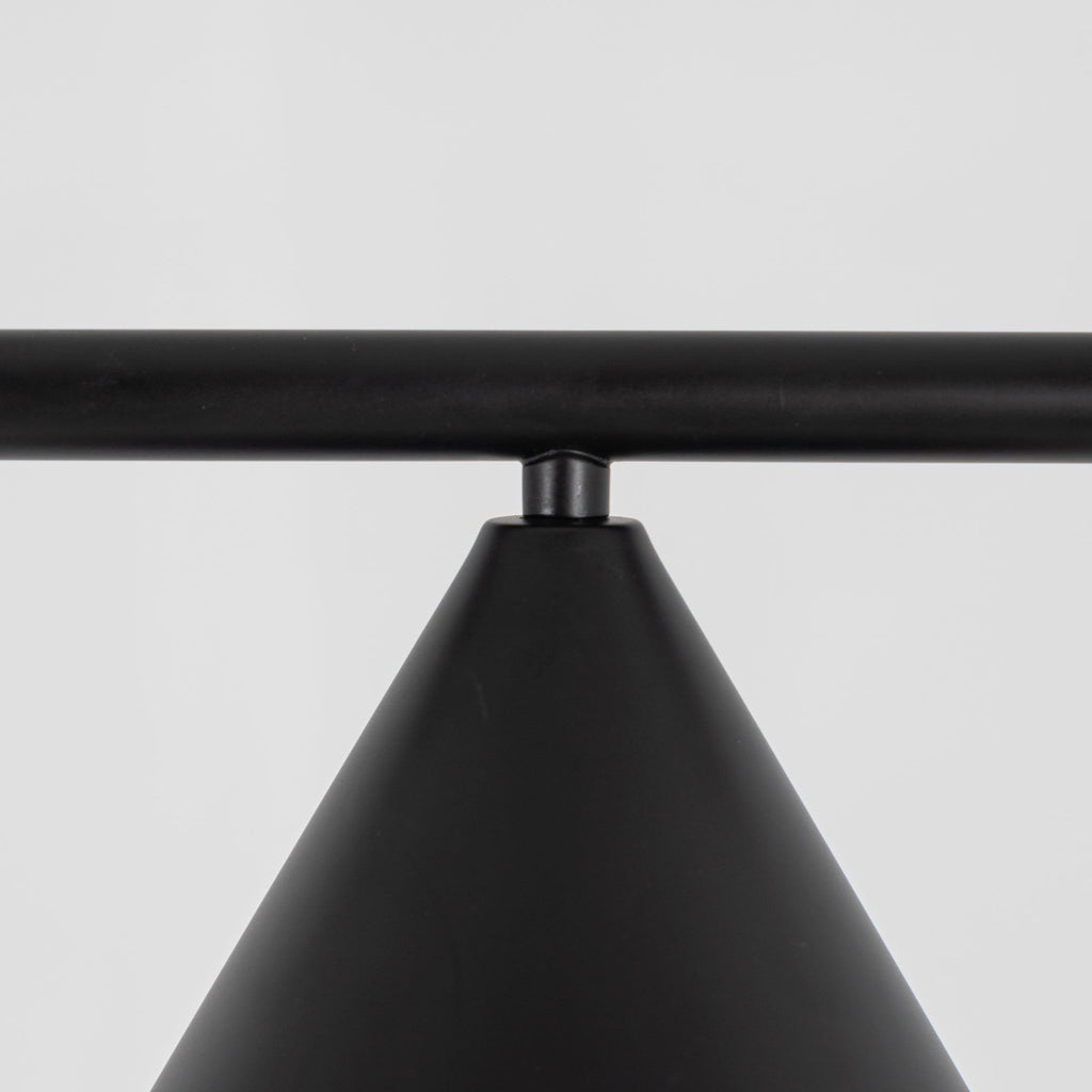 Captain Flint Floor Lamp, Carrara Marble Base, Spinning Opal Cone, E26/E27