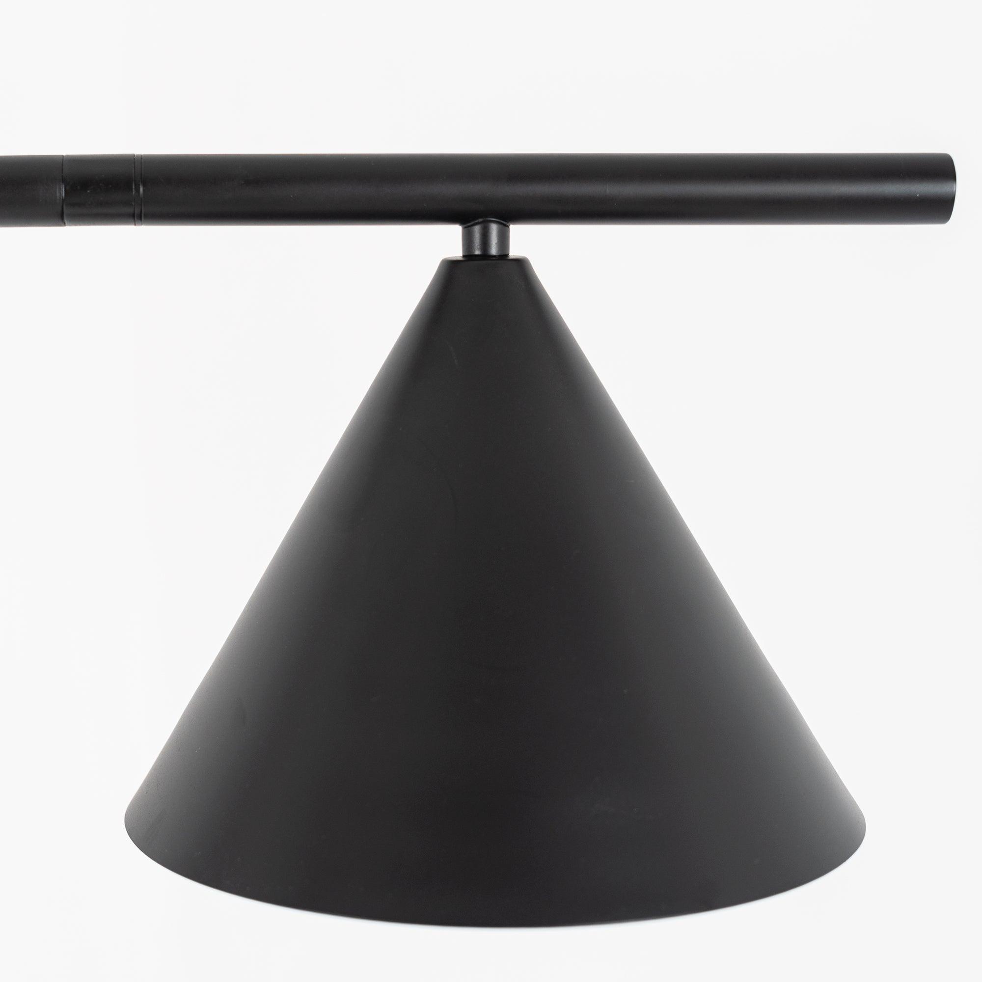 Captain Flint Floor Lamp, Carrara Marble Base, Spinning Opal Cone, E26/E27