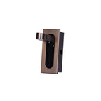 LED bedside reading light pushed flush to the wall plate