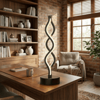 Spiral LED bordlampe, dæmpbar 10W, USB-drevet, 12 tommer