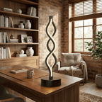 Spiral bordlampe, dimbar LED-lys, USB-drevet, 12 tommer høyde