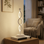 Spiral bordlampe, dimbar LED-lys, USB-drevet, 12 tommer høyde