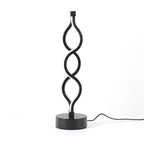 Spiral bordlampe, dimbar LED-lys, USB-drevet, 12 tommer høyde