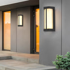 Aluminum Outdoor Wall Light With Double-Layer Acrylic Shade, LED