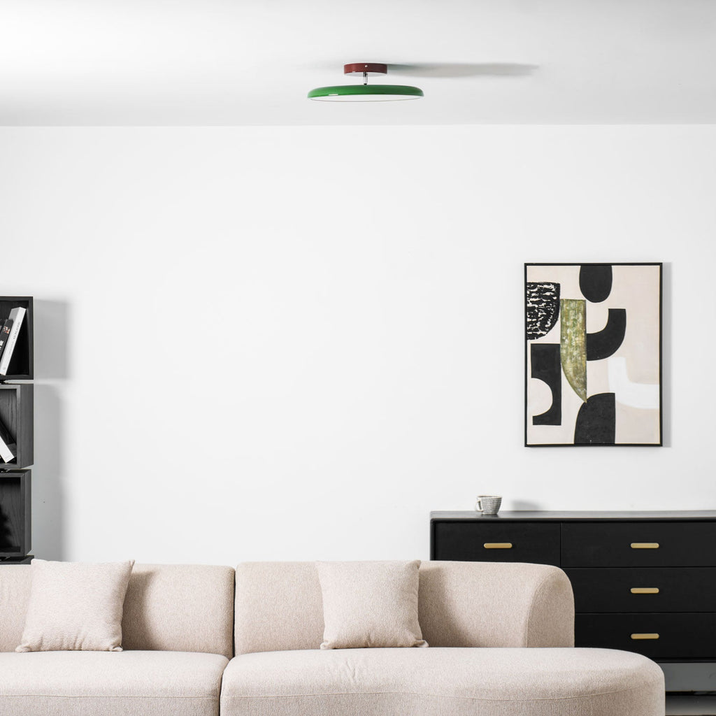 Loftlampe, Drift justerbar svingarm, akrylskærm, integreret LED