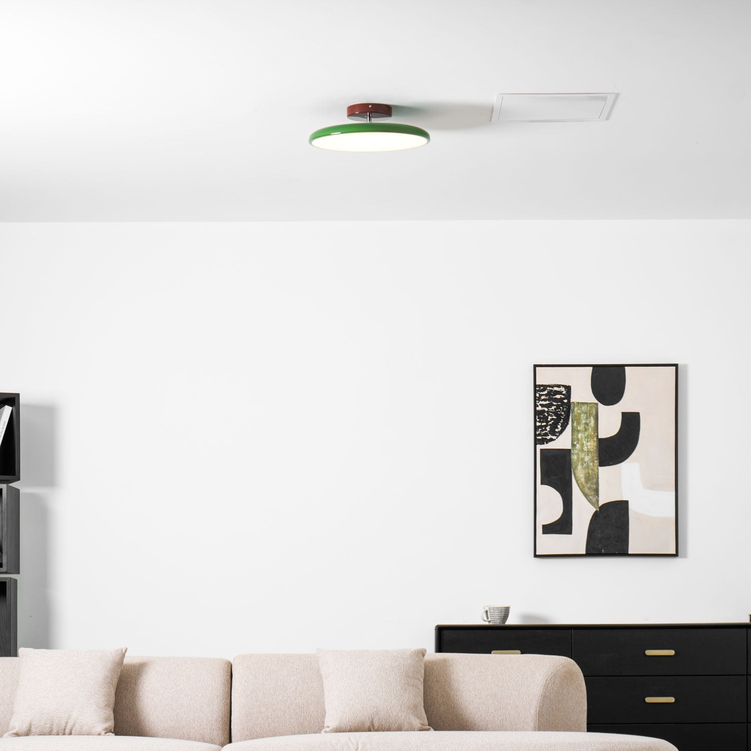 Loftlampe, Drift justerbar svingarm, akrylskærm, integreret LED