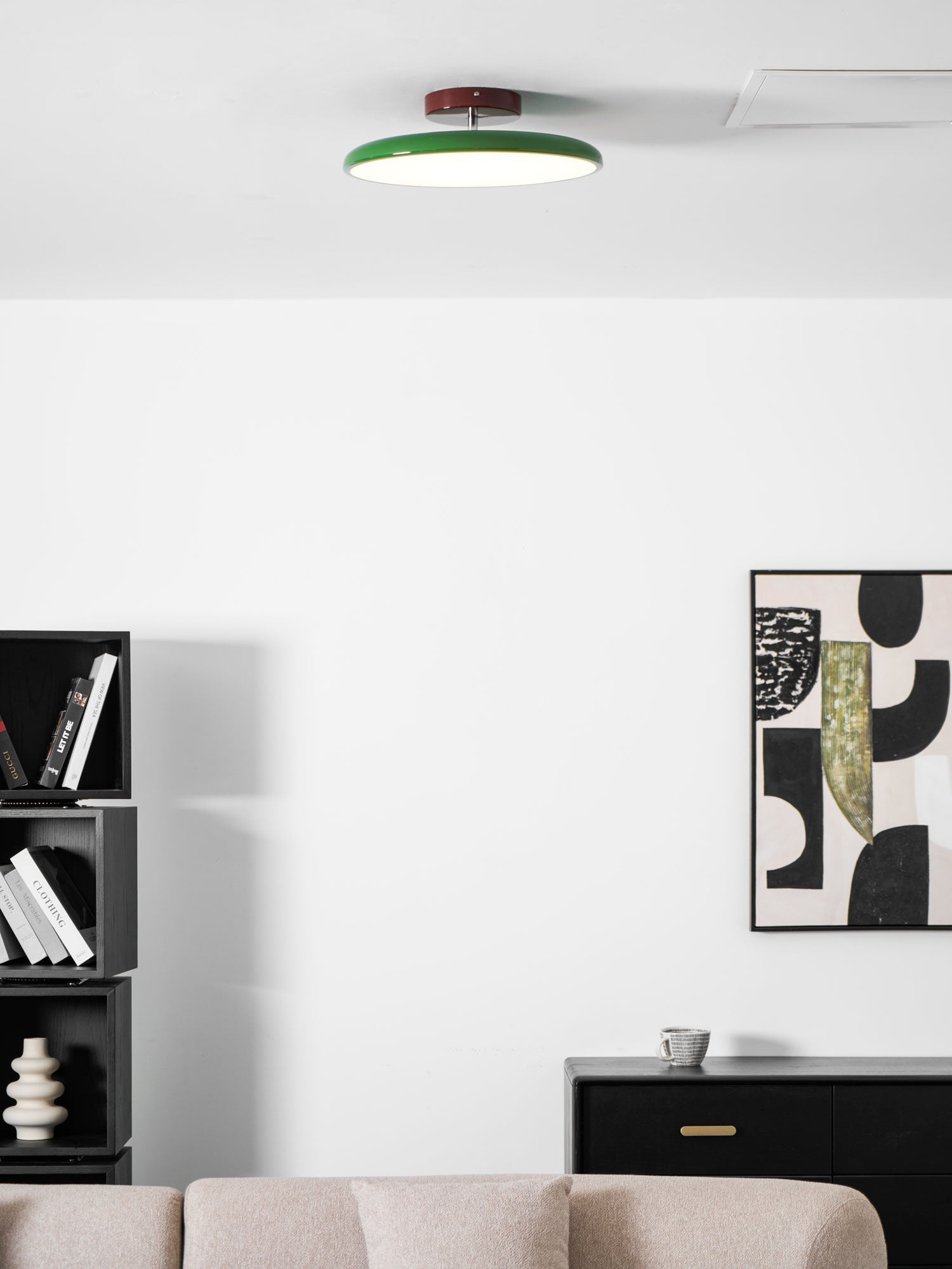 Loftlampe, Drift justerbar svingarm, akrylskærm, integreret LED