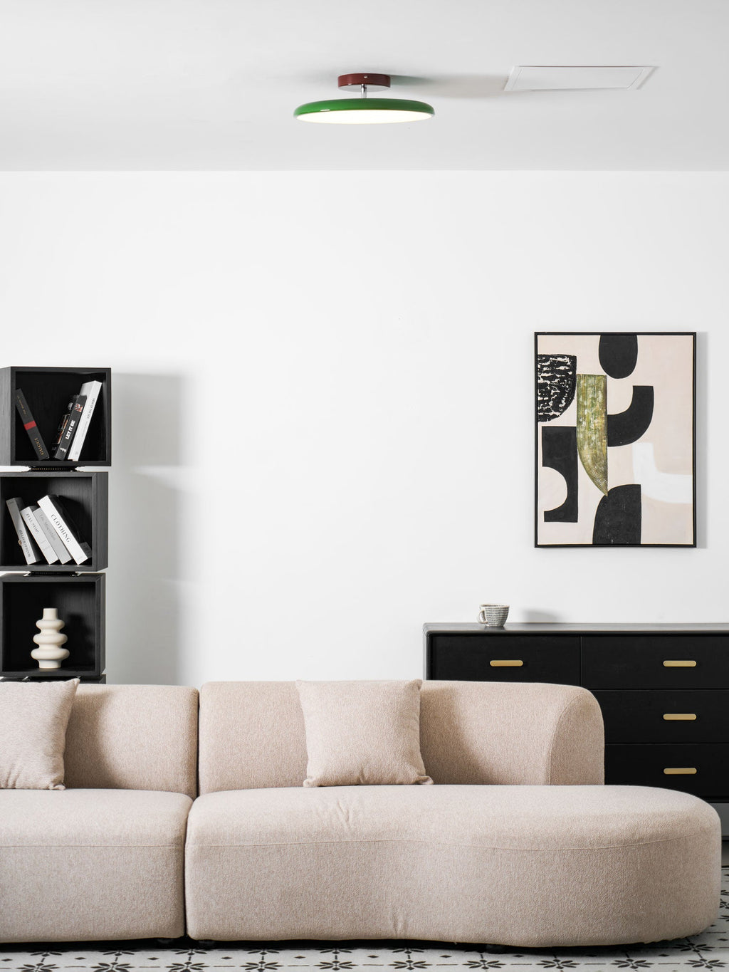 Loftlampe, Drift justerbar svingarm, akrylskærm, integreret LED