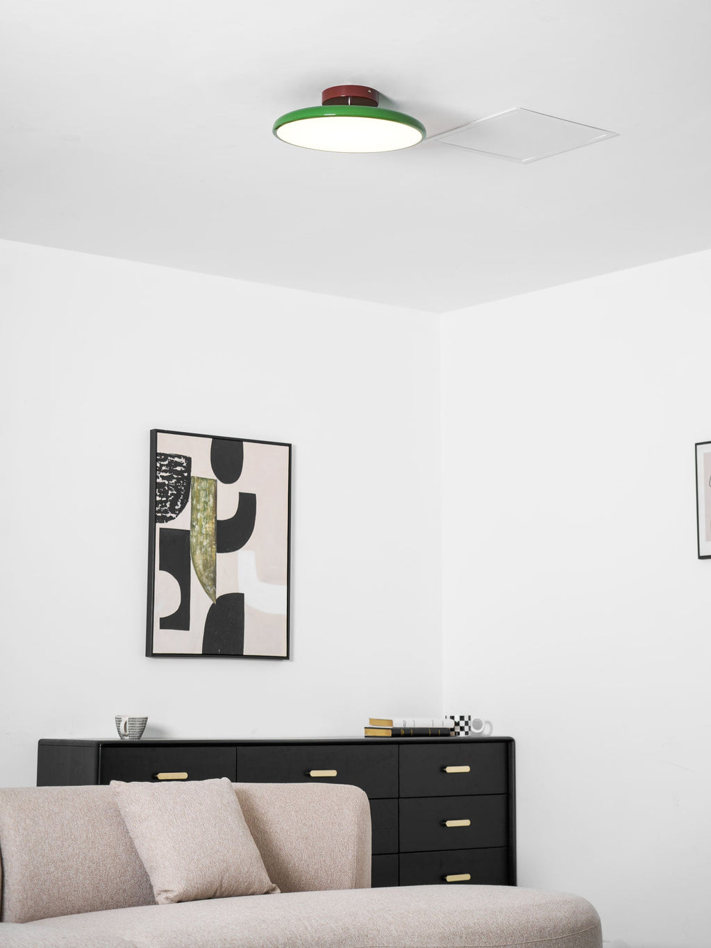 Loftlampe, Drift justerbar svingarm, akrylskærm, integreret LED