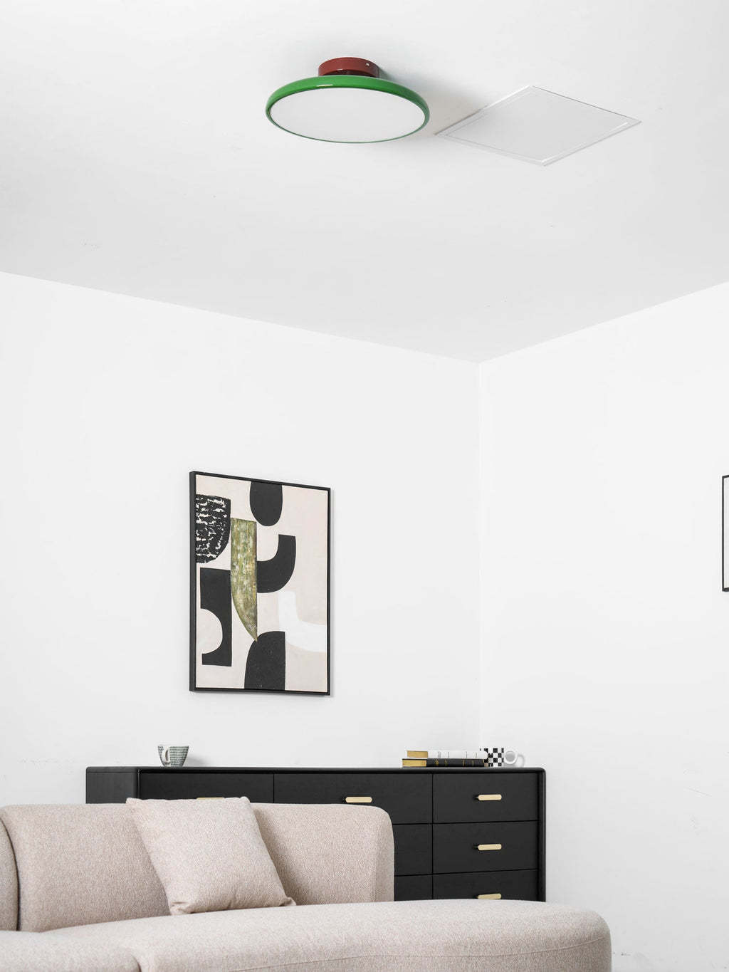 Loftlampe, Drift justerbar svingarm, akrylskærm, integreret LED