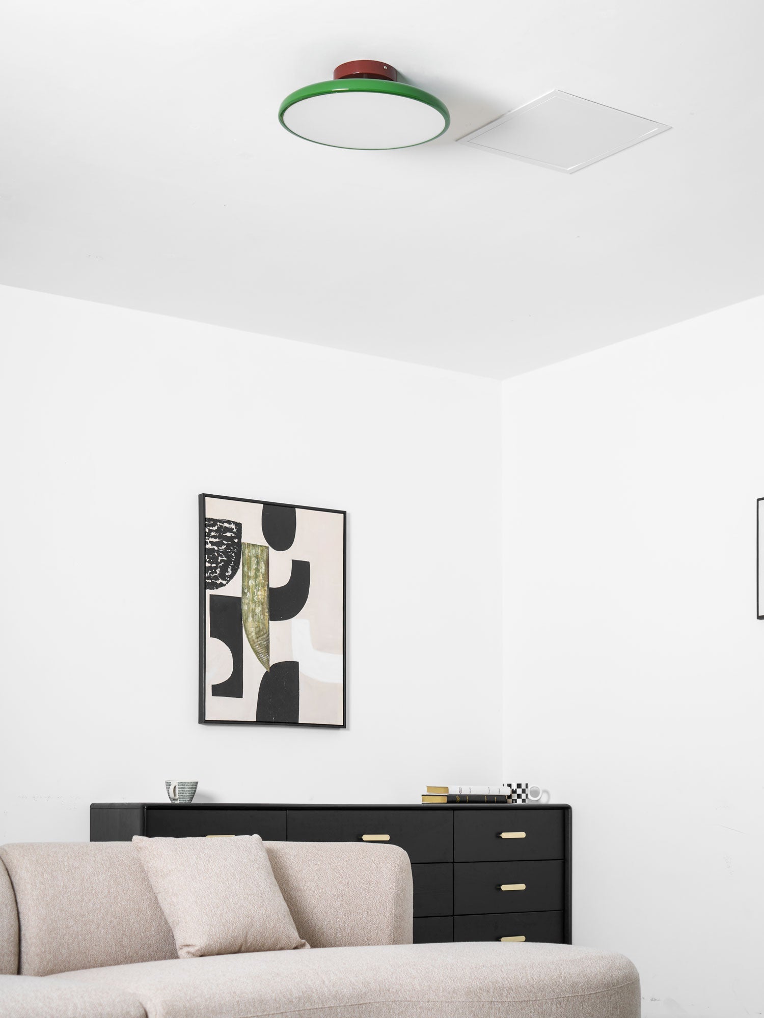 Loftlampe, Drift justerbar svingarm, akrylskærm, integreret LED