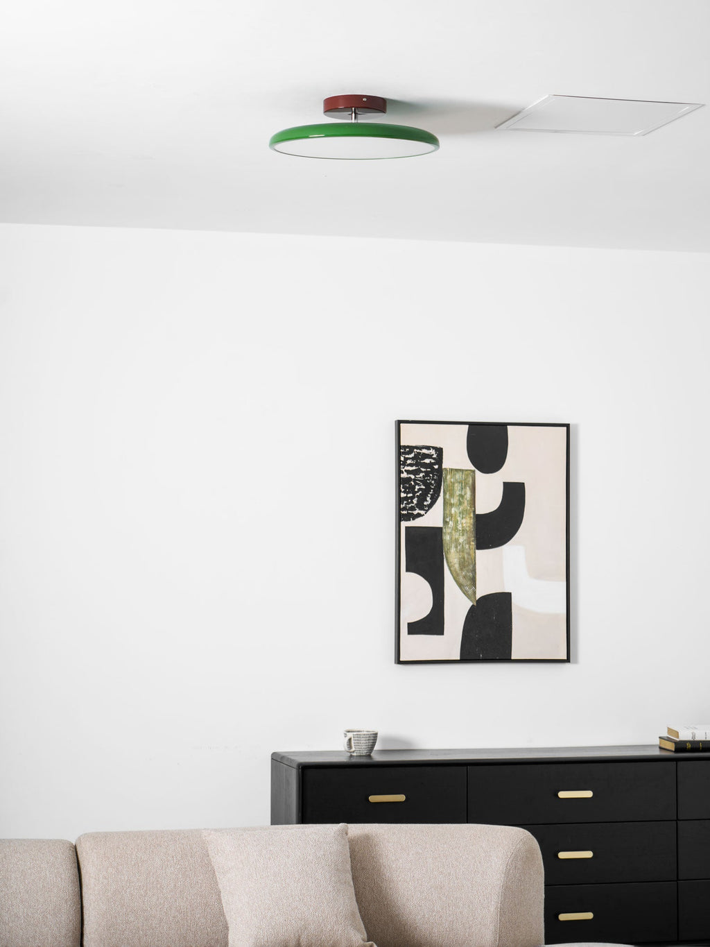 Loftlampe, Drift justerbar svingarm, akrylskærm, integreret LED