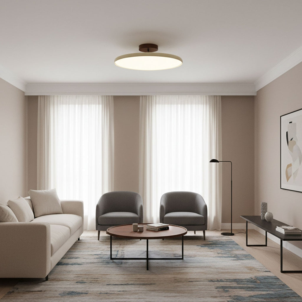 Loftlampe, Drift justerbar svingarm, akrylskærm, integreret LED