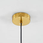 Suspension, design globe en verre, abat-jour à double couche côtelée, chute de 12 pouces