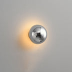 Aurum Sphere Væglampe, Spejlpoleret Metal, Integreret LED
